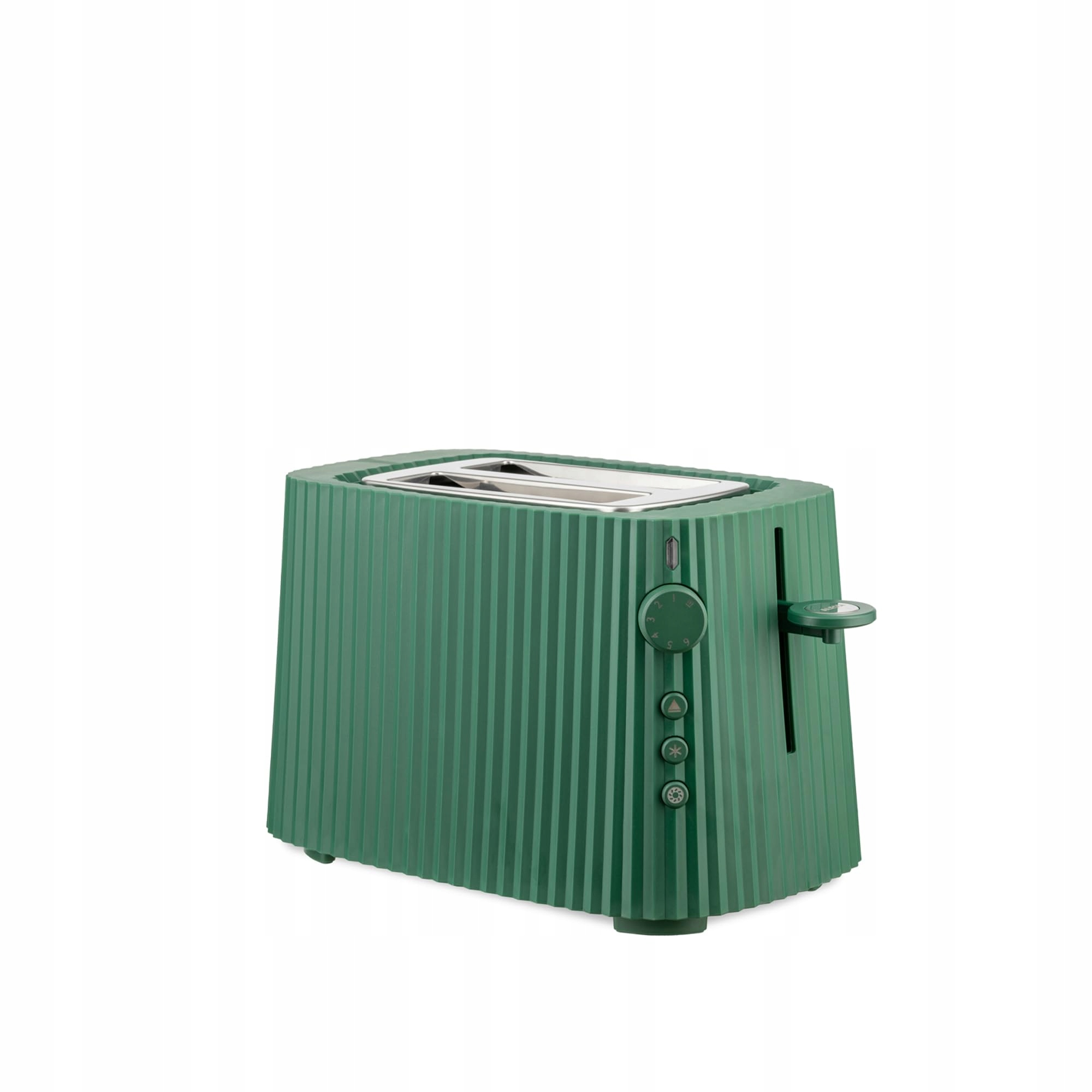 ALESSI Plissé Broodrooster Groen 850W 6 Standen EU-stekker