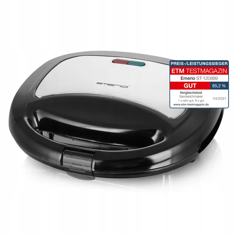 EMERIO Tosti-ijzer BPA-vrij Antiaanbak Snel Schoon Te Maken 750W — foto 6