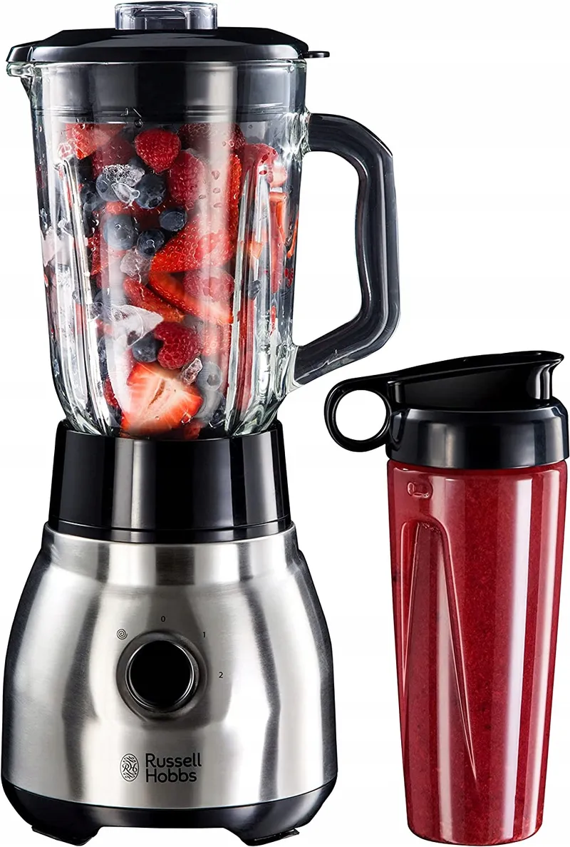 RUSSELL HOBBS Blender 2-in-1 1,5L Smoothie Maker 0,6L BPA-vrij — foto 13