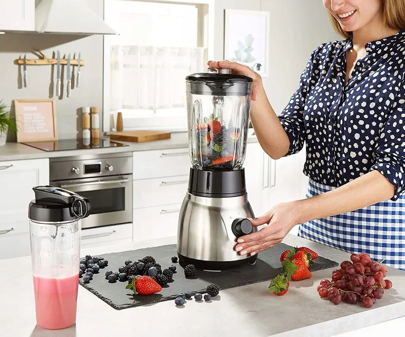 RUSSELL HOBBS Blender 2-in-1 1,5L Smoothie Maker 0,6L BPA-vrij — foto 14