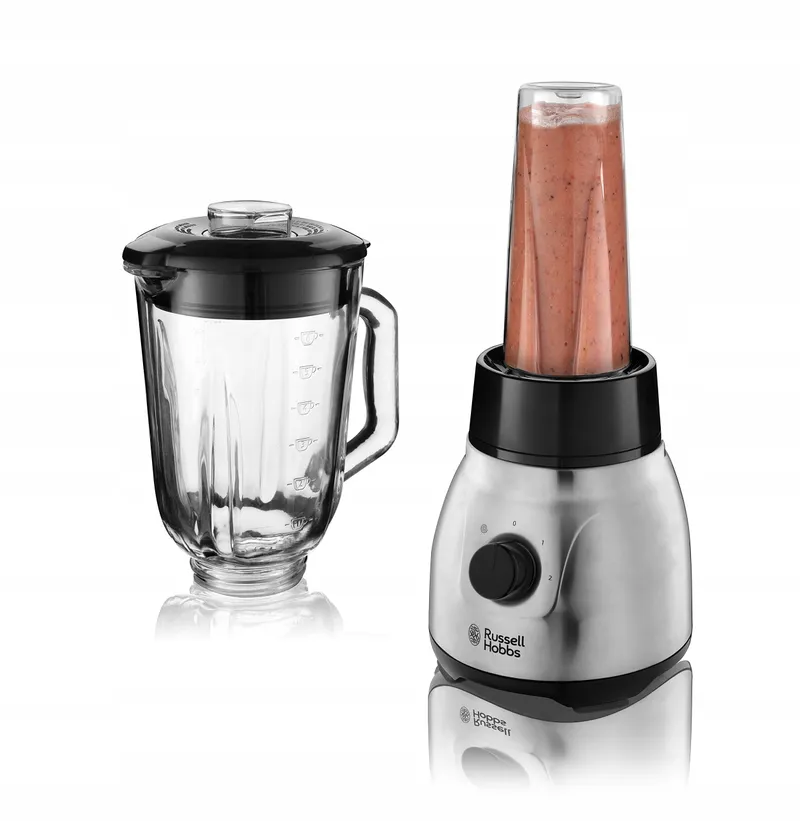 RUSSELL HOBBS Blender 2-in-1 1,5L Smoothie Maker 0,6L BPA-vrij — foto 3