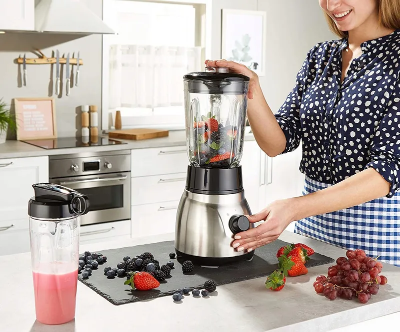 RUSSELL HOBBS Blender 2-in-1 1,5L Smoothie Maker 0,6L BPA-vrij — foto 2