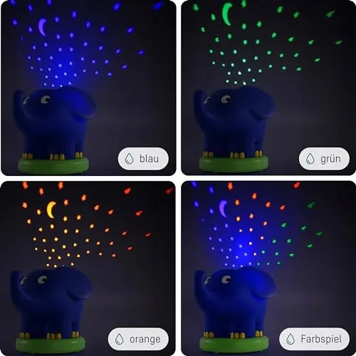 ANSMANN LED Sterrenhemel Projector Olifant Nachtlampje Kinderen — foto 7