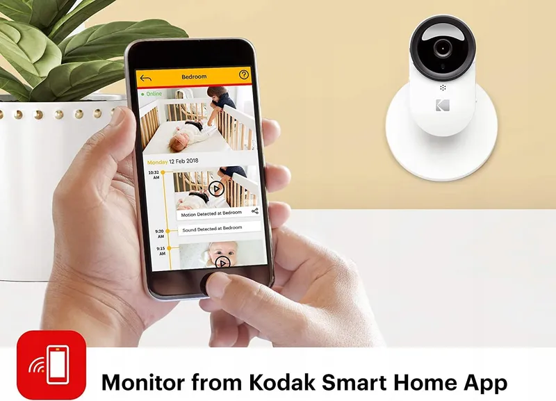 KODAK Cherish C120 Babycamera Met App Zoom Audio — foto 3