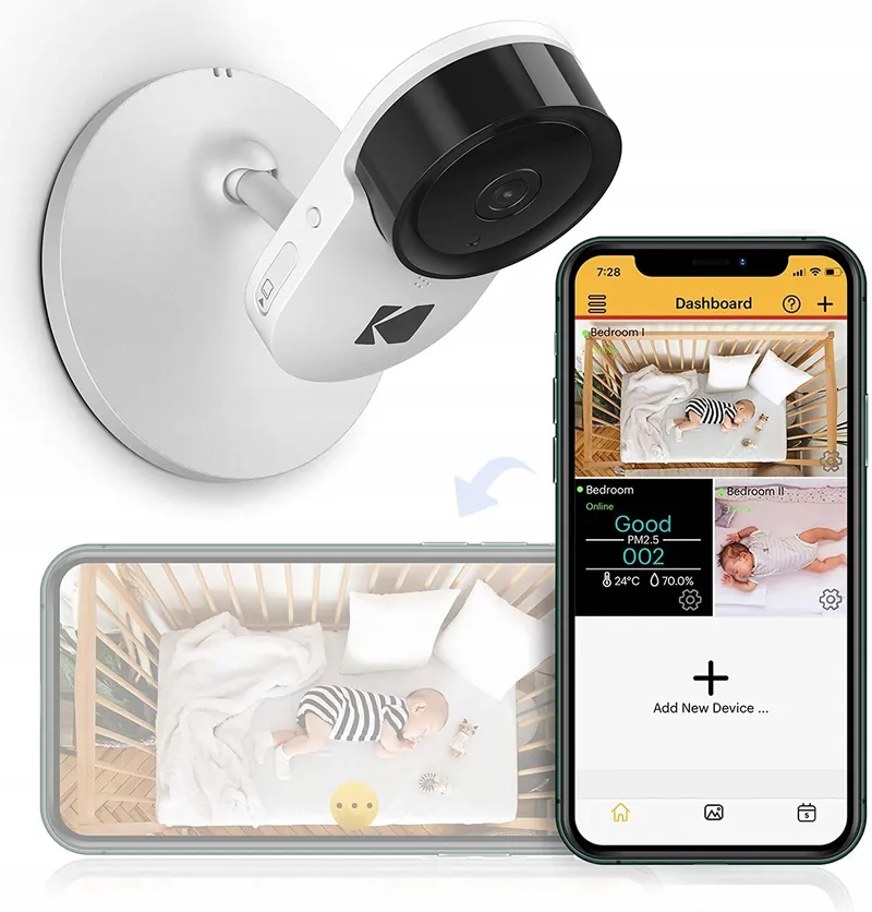 KODAK Cherish C120 Babycamera Met App Zoom Audio — foto 1