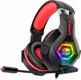 OZEINO Gaming Headset RGB Stereo PS4 PS5 PC Xbox Switch Roze
