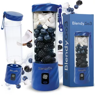 BLENDYGO 3 Blender Smoothie Maker Mini Draagbaar USB 550ml BPA-vrij