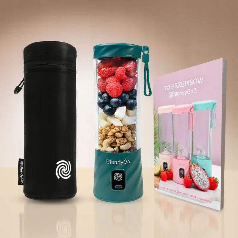 BLENDYGO 3 Mini Draagbare Smoothieblender USB-C 550ml Flesgroen — foto 14