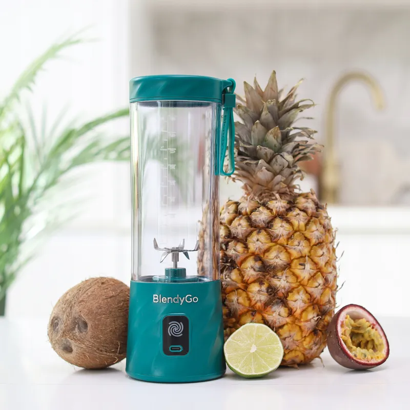 BLENDYGO 3 Mini Draagbare Smoothieblender USB-C 550ml Flesgroen — foto 15