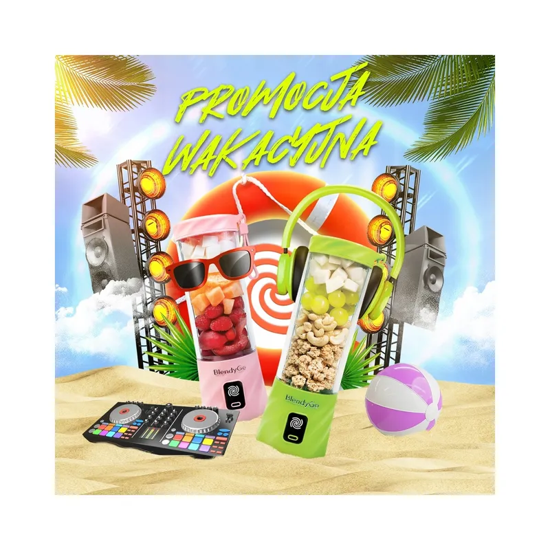 BLENDYGO 3 Mini Draagbare Smoothieblender USB-C 550ml Flesgroen — foto 10