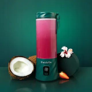 BLENDYGO 3 Mini Draagbare Smoothieblender USB-C 550ml Flesgroen — miniatuur 11