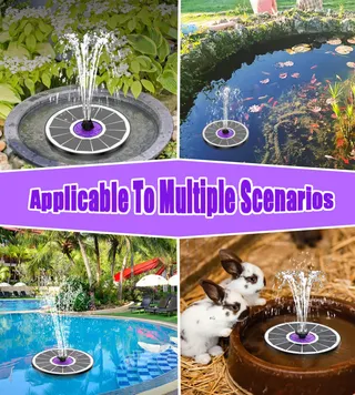SZMP Solar Fontein 3.5W Tuin Vijver Vogelbad — miniatuur 6