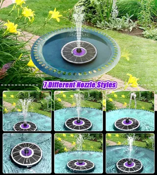 SZMP Solar Fontein 3.5W Tuin Vijver Vogelbad — miniatuur 4