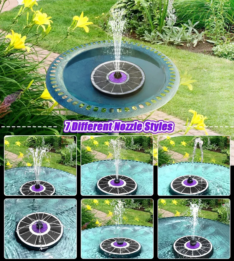 SZMP Solar Fontein 3.5W Tuin Vijver Vogelbad — foto 4