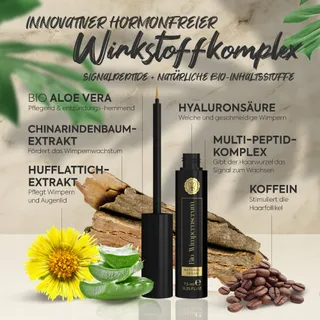 BIO Wimperserum Hormoonvrij Peptiden Cafeïne Biotine 7,5ml — miniatuur 4