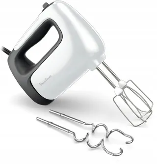 MOULINEX Handmixer 500W 5 Snelheden Turbo Roestvrij Staal