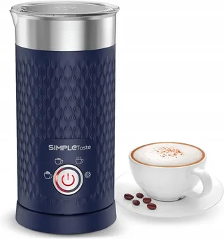 SIMPLETASTE 4-in-1 Elektrische Melkopschuimer Latte Cappuccino Macchiato