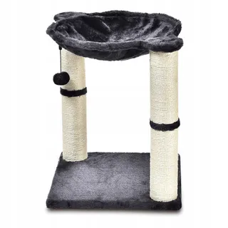 Krabpaal Kattenboom Hangmat Huisje 3-in-1 XL Grijs