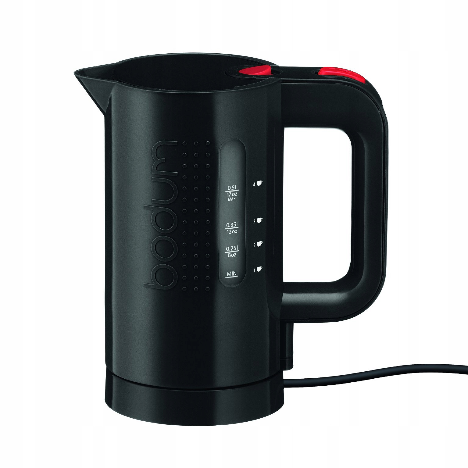 BODUM Bistro Waterkoker 2200W 0,5L Automatische Uitschakeling Zwart