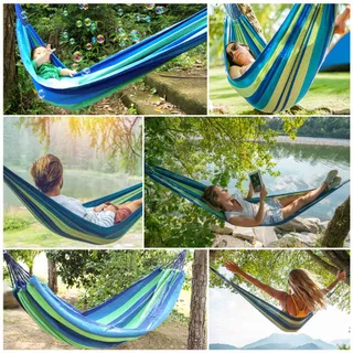 FLINTRONIC Camping Hangmat Outdoor Tuin tot 300KG — miniatuur 7