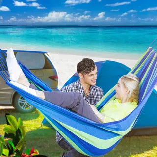 FLINTRONIC Camping Hangmat Outdoor Tuin tot 300KG — miniatuur 8
