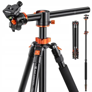 K&F CONCEPT Statief 238cm 90 Graden Kolom 360 Panorama met Tas