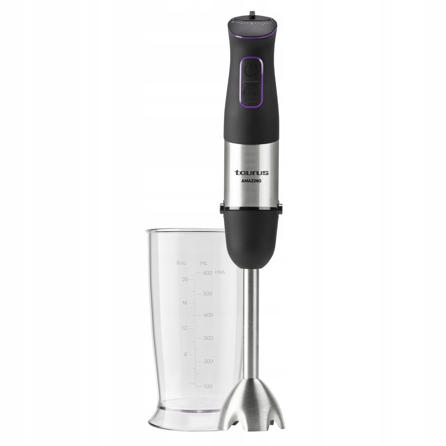 TAURUS Staafmixer 1000W 20 Snelheden Turbo RVS