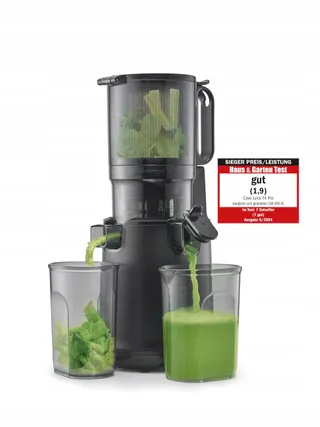 CASO Juice Fit Pro Slow Juicer 40rpm 130mm Zwart — miniatuur 1