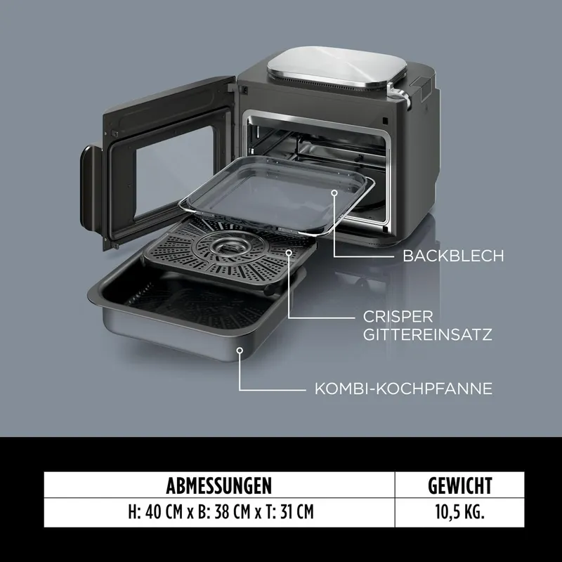 NINJA Combi SFP700EU Multicooker Oven Airfryer 12-in-1 Grijs — foto 2