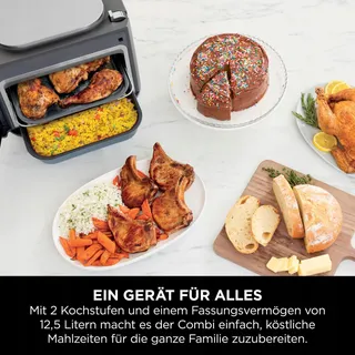 NINJA Combi SFP700EU Multicooker Oven Airfryer 12-in-1 Grijs — miniatuur 3