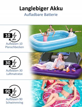 Draadloze Elektrische Pomp Compact 4-in-1 — miniatuur 4