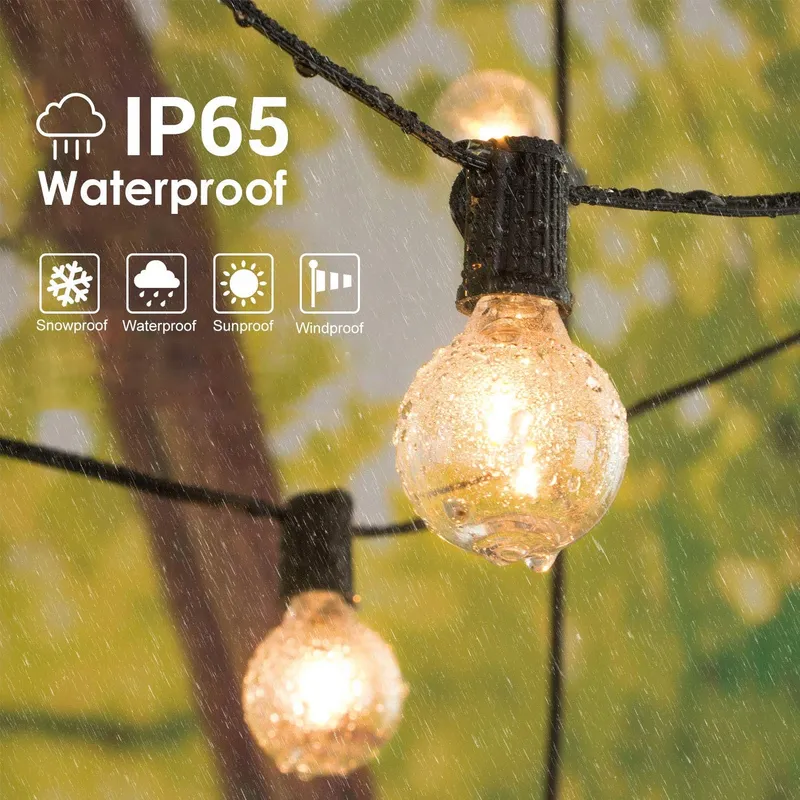 AVOALRE Tuinverlichting Lichtketting 30+3 G40 IP44 — foto 3