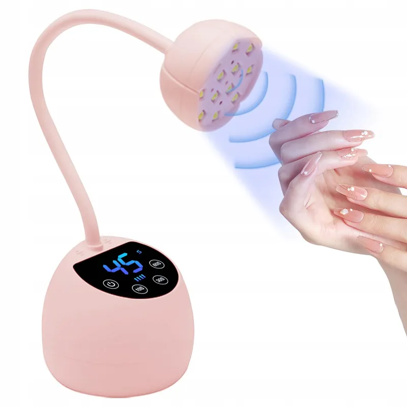 CGBE Mini UV Lamp Voor Nagels Auto-sensor LCD 36W 12 LED — foto 1
