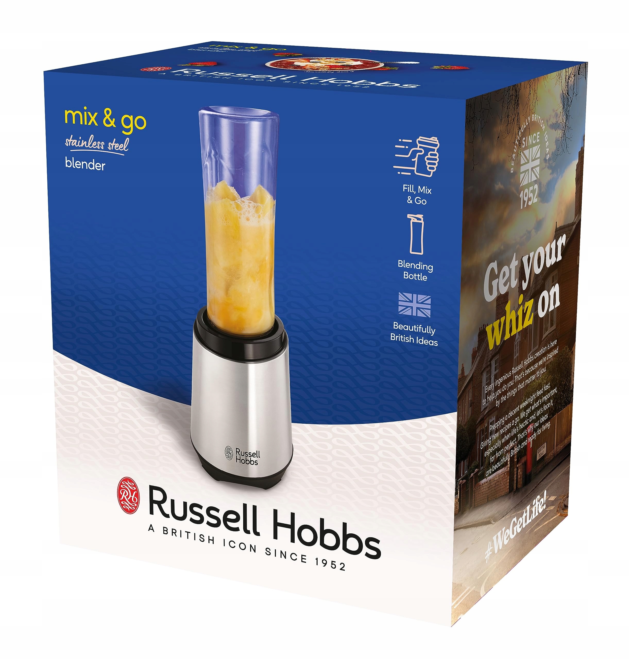 RUSSELL HOBBS Smoothie Blender 600ml BPA-vrij RVS