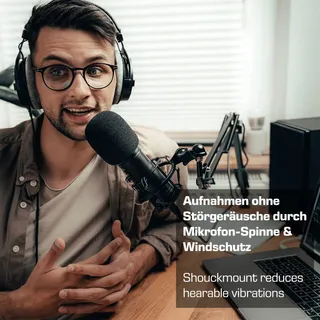 DOCKIN MP2000 USB Microfoon PC Gaming Podcast Streaming — miniatuur 6