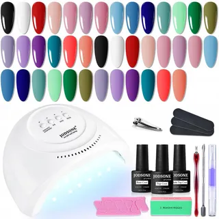 JODSONE UV Gellakset 20 Kleuren met Lamp Base Top Mat Glans
