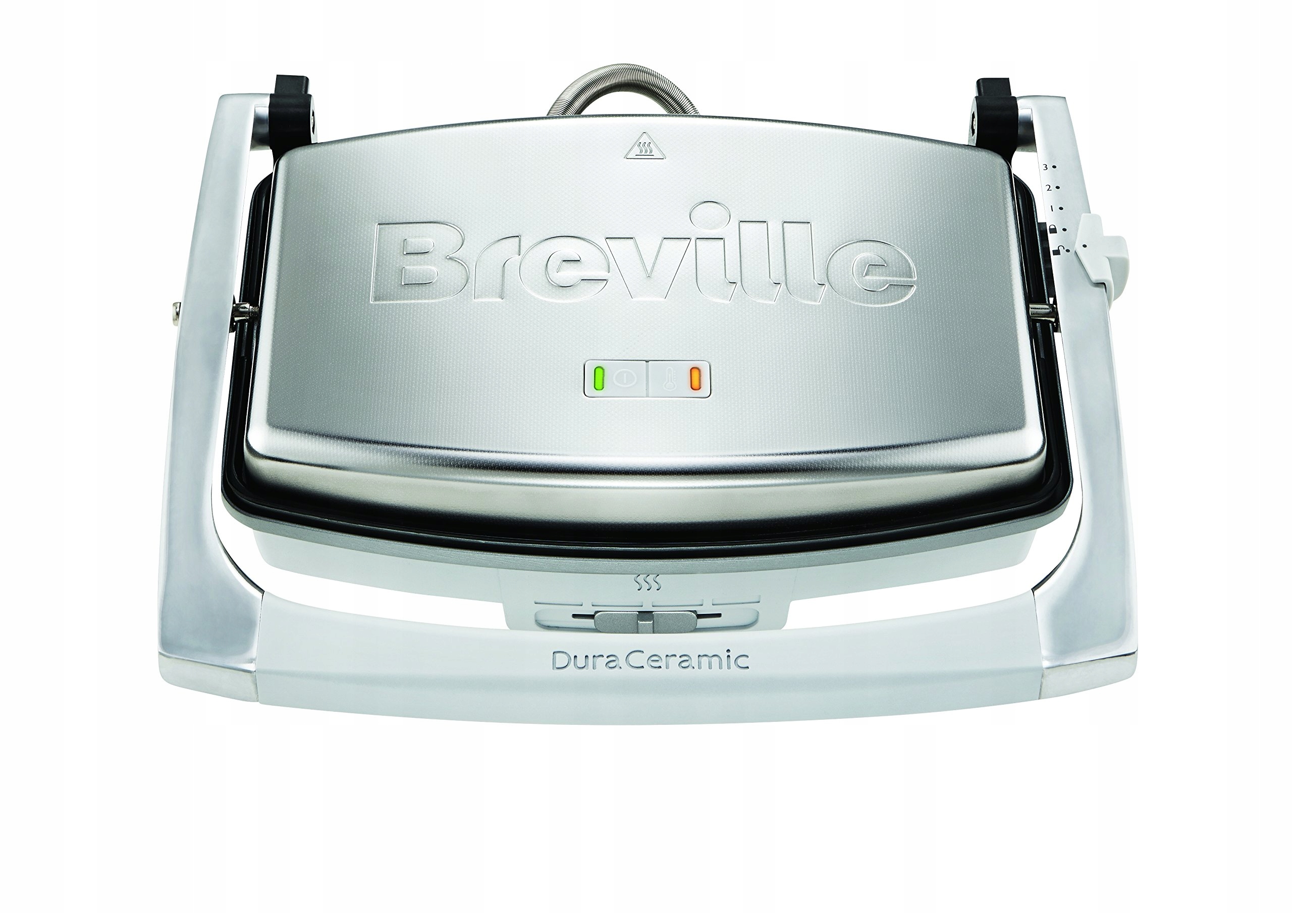 BREVILLE DuraCeramic Panini Sandwichmaker RVS 2 Stuks