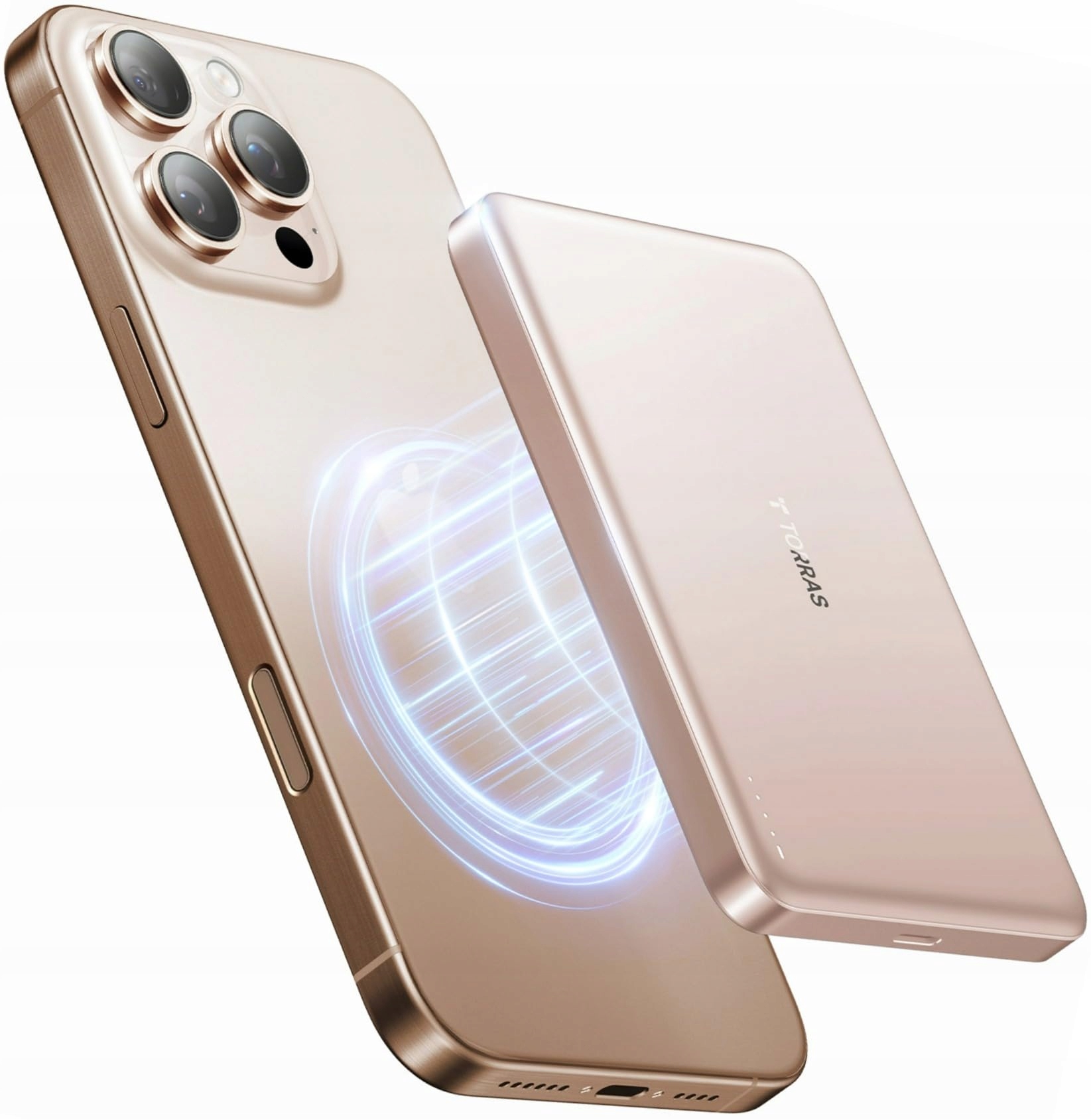 TORRAS MiniMag Powerbank 10000mAh Draadloos USB-C iPhone 16-12