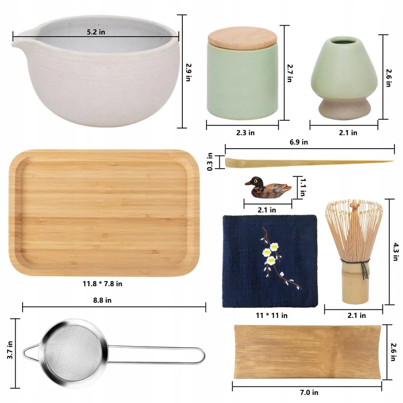 ARTCOME Japanse Matcha Ceremonie Set 10-delig — foto 4