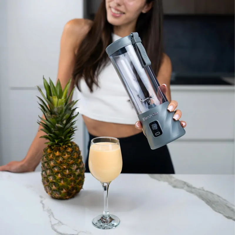 BLENDYGO 3 Draagbare Smoothieblender USB-C 550ml BPA-Vrij Grijs — foto 9
