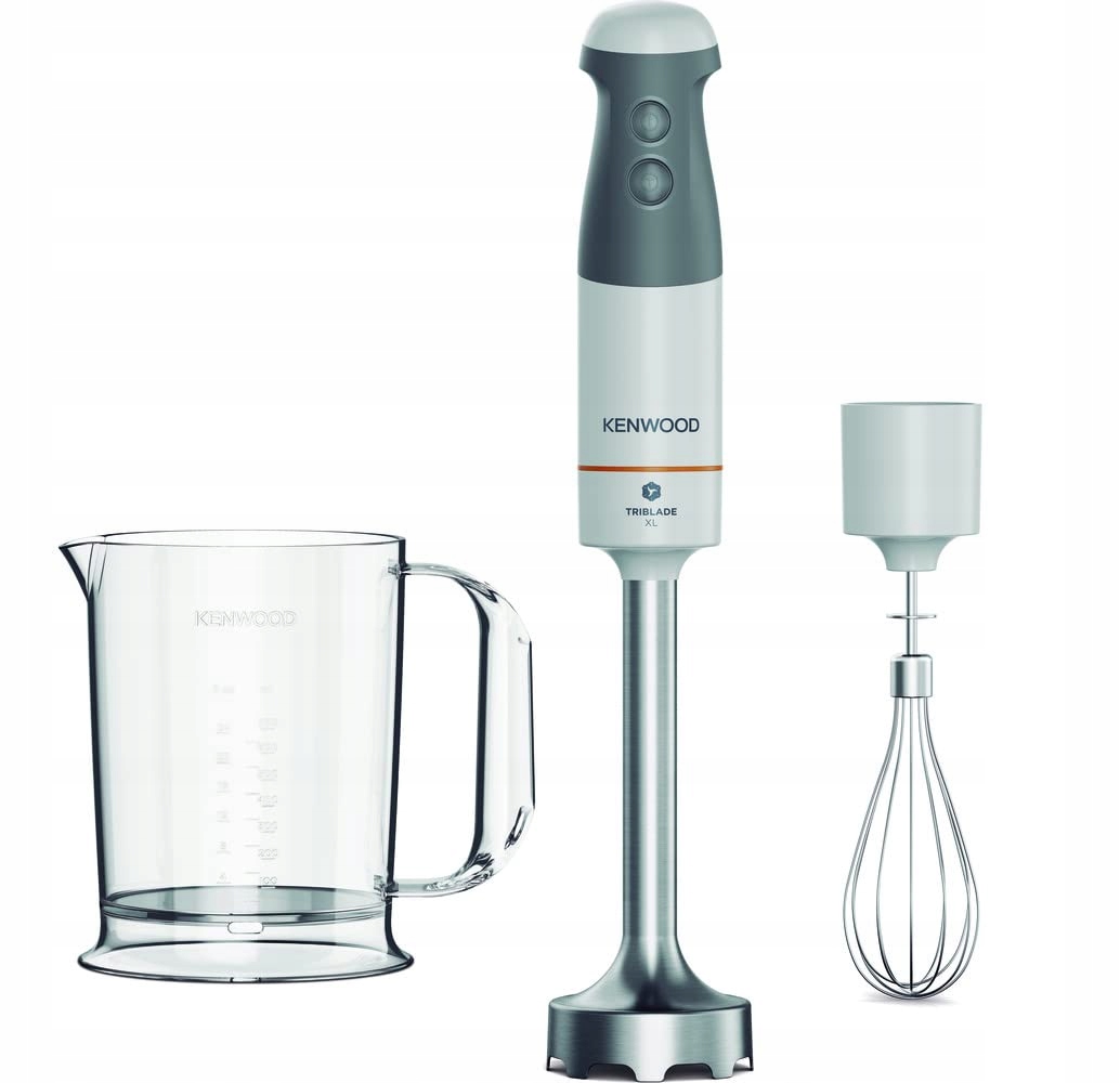 KENWOOD HBM40.002WH Staafmixer 850W SureGrip Wit-Grijs