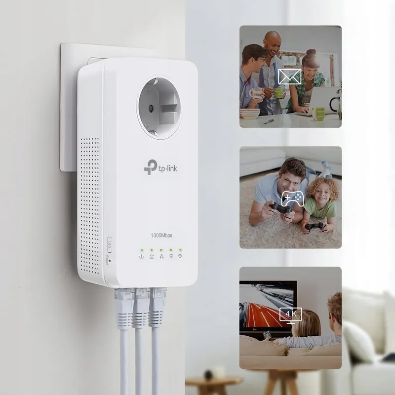 TP-LINK Powerline WLAN TL-WPA8631P Kit Dualband 1200Mbit AV1300 — foto 6