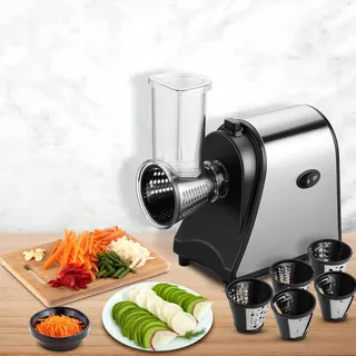 COOCHEER YF002 Elektrische Groentesnijder 250W 5 Messen — miniatuur 7