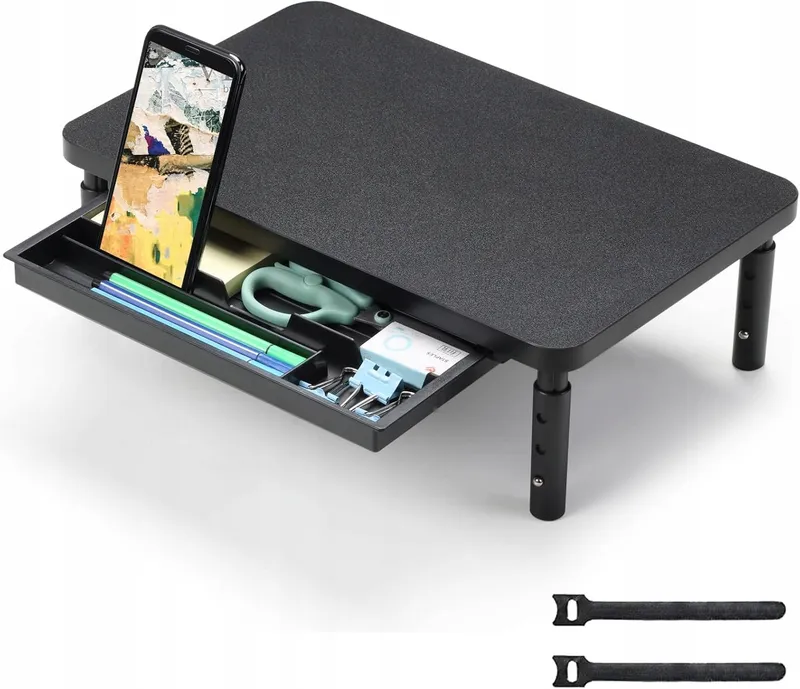 ETHU Ergonomische Monitorstandaard Verstelbare Hoogte met Lade — foto 8