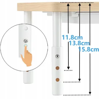 ETHU Ergonomische Monitorstandaard Verstelbare Hoogte met Lade — miniatuur 4