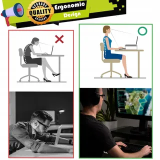 ETHU Monitorstandaard Verstelbare Hoogte met Lade Zwart — miniatuur 3