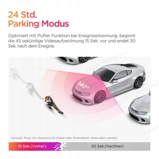 VIOFO A119 Mini 2 Dashcam 2K 60fps HDR GPS WiFi STARVIS 2 — miniatuur 7