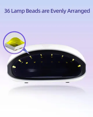 SUNUV UV LED Nagellamp 48W Sensor LCD Scherm — miniatuur 4