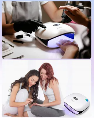 SUNUV UV LED Nagellamp 48W Sensor LCD Scherm