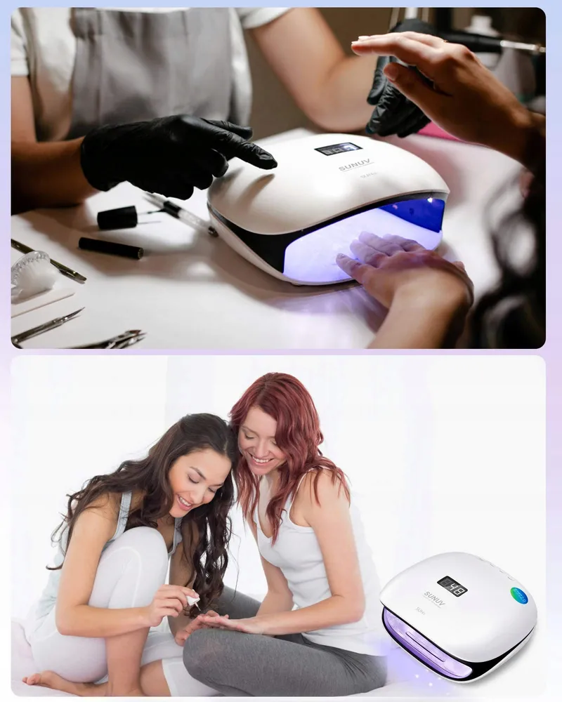 SUNUV UV LED Nagellamp 48W Sensor LCD Scherm — foto 1
